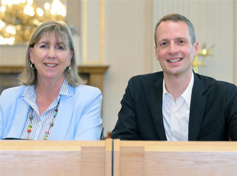 Die Parteien von Lydie Polfer (DP) und Serge Wilmes (CSV) gehen erneut ein politisches Bündnis miteinander ein
