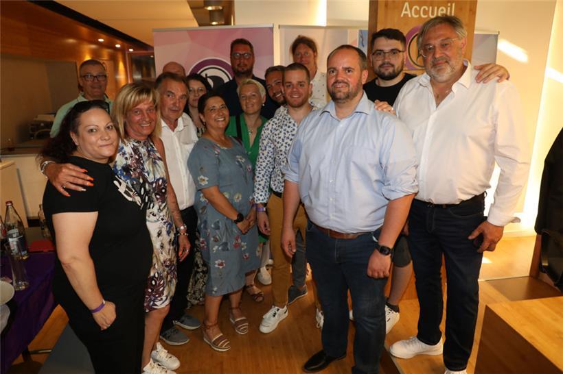 Die Petinger Piraten am Wahlabend in Siegeslaune
