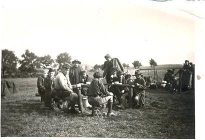 Die Petinger Scouten beim „Jamboree national“ in Esch im Jahr 1938
