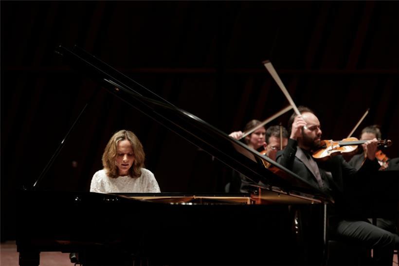 Die Pianistin Hélène Grimaud zeigte am vergangenen Montag ihr ganzes Können
