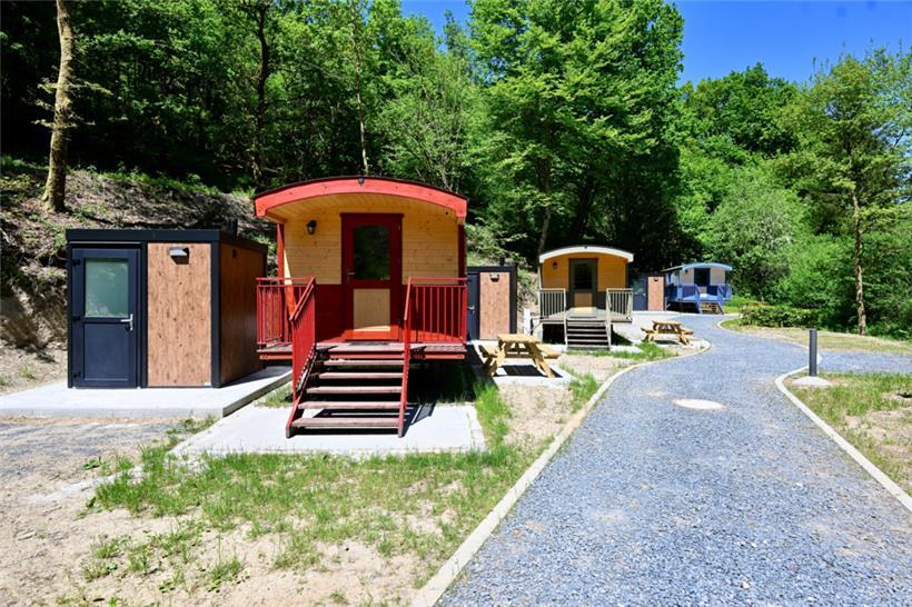 Die Pipowagen bieten eine außergewöhnliche Übernachtungsmöglichkeit