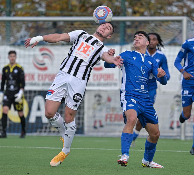 Die Pokalniederlage gegen den kleinen Nachbarn US Esch tat in der vergangenen Saison weh. Immerhin spülte einige Monate später der Transfer von Almir Klica (l.) 200.000 Euro in die klamme Vereinskasse. Inzwischen läuft Klica wieder für die Schwarzweißen auf.
