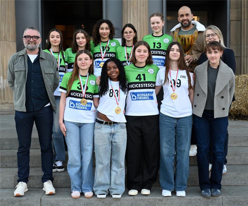 Die Pokalsiegerinnen des EVBC 
