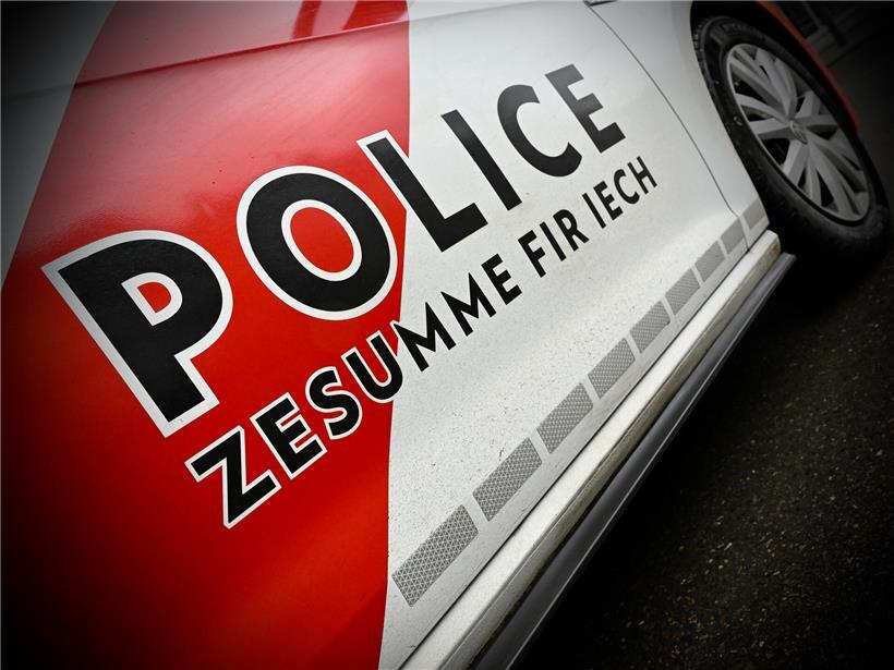 Polizeieinsatz mit Festnahme eines Verdächtigen vor Ort bei kriminalpolizeilicher Kontrolle