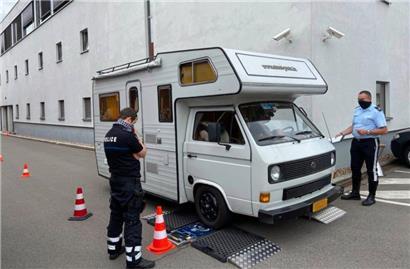 Die Polizei kontrollierte kostenlos 46 Fahrzeuge
