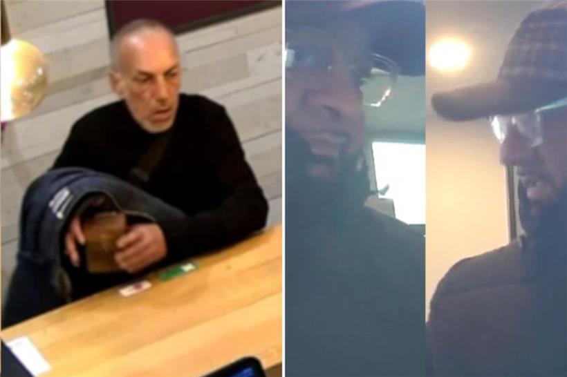 Die Polizei sucht nach diesen zwei Männern und bittet Zeugen, die über Informationen zu diesen verfügen, sich bei der jeweiligen Dienststelle zu melden
