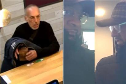 Die Polizei sucht nach diesen zwei Männern und bittet Zeugen, die über Informationen zu diesen verfügen, sich bei der jeweiligen Dienststelle zu melden
