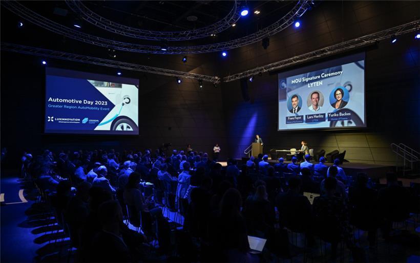 Die Präsentation fand im Rahmen des „Automotive Day 2023“ in Belval statt
