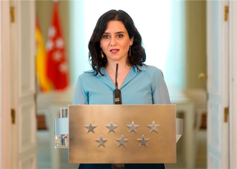 Die Präsidentin der Madrider Regionalregierung, Isabel Diaz Ayuso, geht mit ihrer Corona-Politik ein großes Wagnis ein
