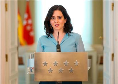 Die Präsidentin der Madrider Regionalregierung, Isabel Diaz Ayuso, geht mit ihrer Corona-Politik ein großes Wagnis ein
