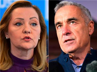 Die Präsidentschaftskandidatin der liberalen USR Elena Lasconi sollte in der Stichwahl gegen den prorussischen und rechtsextremen Kandidaten Calin Georgescu antreten
