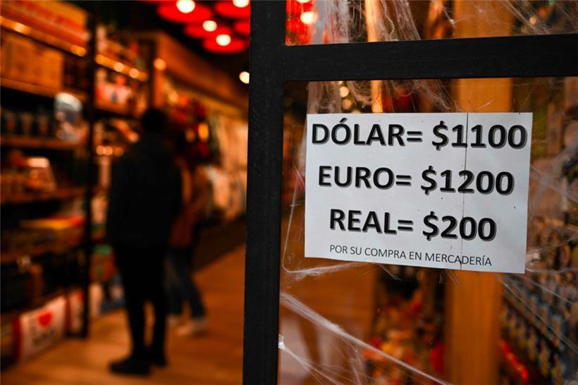 Die Preissteigerungsrate liegt in Argentinien seit zehn Jahren konstant mindestens im zweistelligen Bereich
