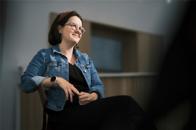 Die Presse- und PR-Managerin Tiffany Saska
