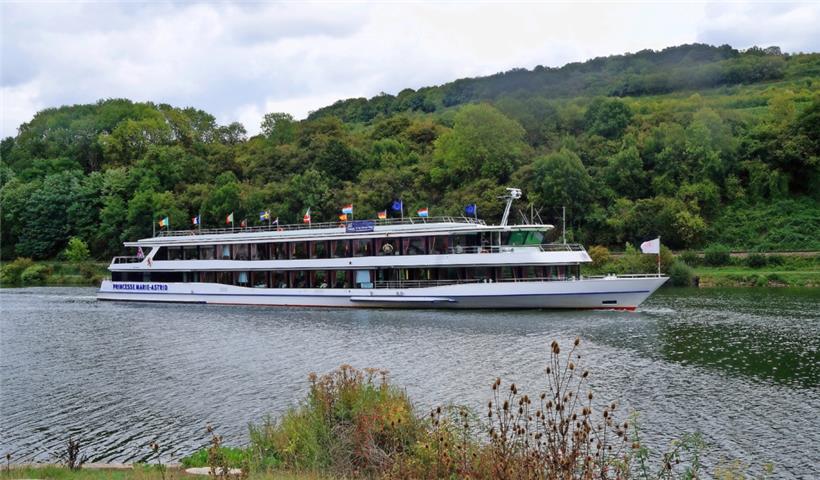 Die „Princesse Marie-Astrid“ brachte zahlreiche Weinliebhaber zu den Riesling Op...