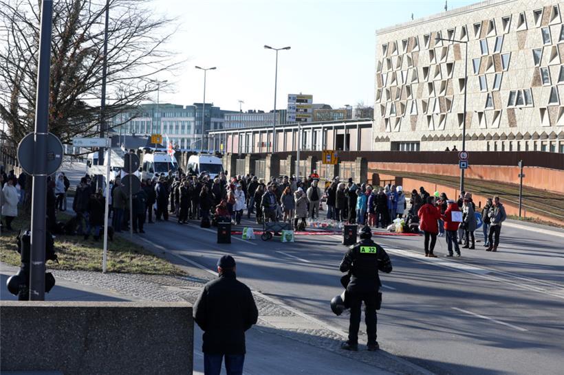 Die Protestler zogen am Samstag durch Luxemburg-Stadt
