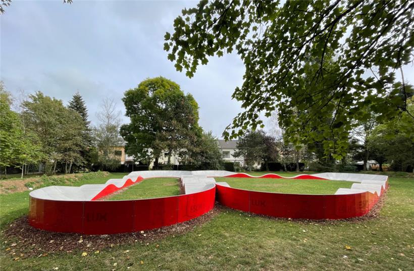Die Pumptrack-Anlage im September letzten Jahres
