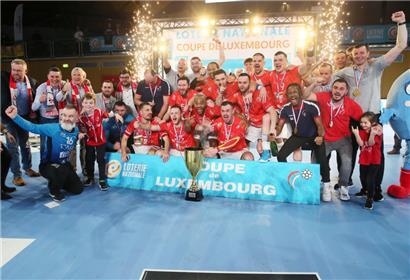 Die Red Boys krönten sich im zweiten Jahr in Folge mit dem Pokalsieg
