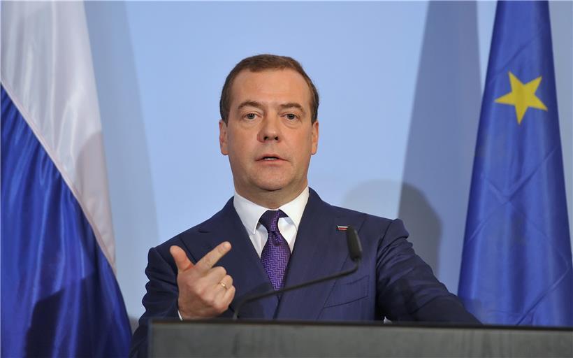 Die Regierung von Ministerpräsident Dmitri Medwedew hat ihren Rücktritt angekündigt
