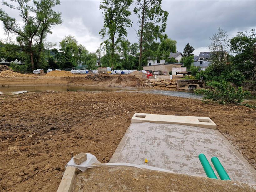 Die Renaturierungsarbeiten an der Mamer werden in den kommenden Wochen abgeschlossen
