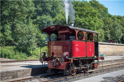 Die Renovierungsarbeiten an der Lokomotive des Typs „Cockerill 503“ dauerten mehrere Jahre
