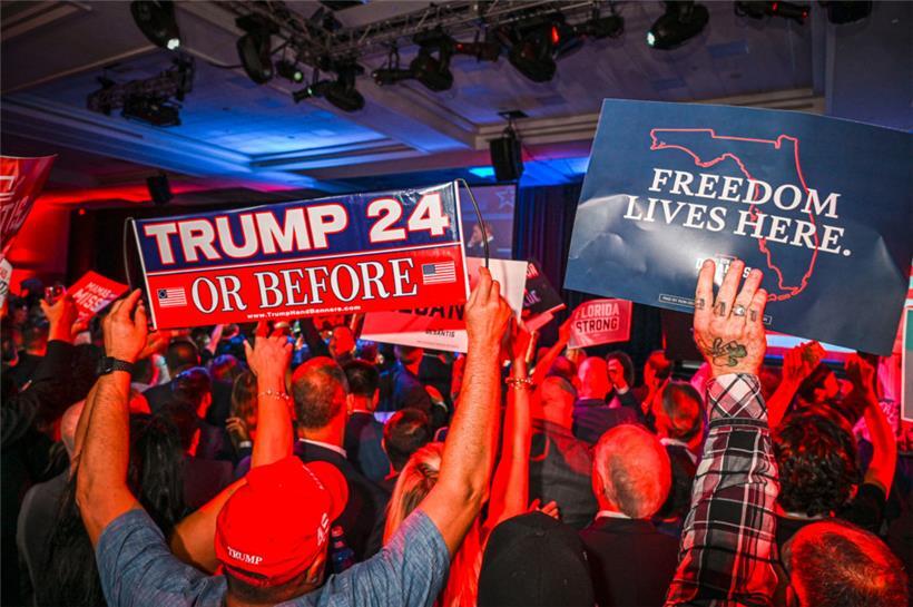 Die Republikaner konnten sich mit Ron DeSantis den Swing State Florida sichern
