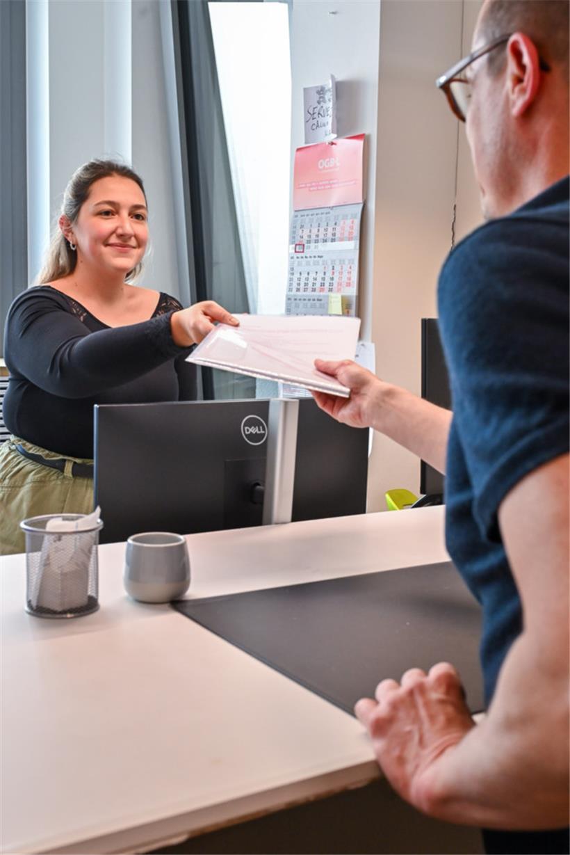 Die Rezeption des OGBL ist per Mail und Telefon erreichbar – oder persönlich
