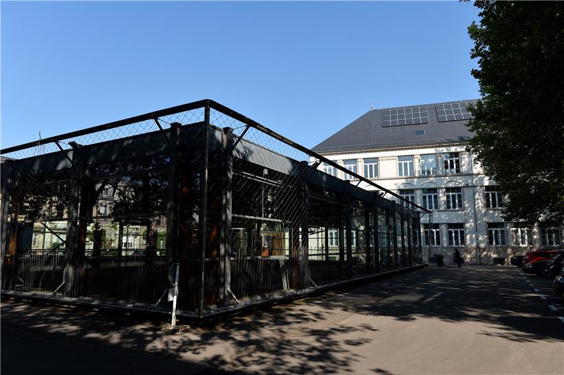 Die Ruhe vor dem Stürmchen: Ab dem 25. Mai werden sich hier im Hof der „Dellhéic...