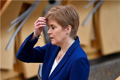 Die SNP-Vorsitzende und schottische Ministerpräsidentin Nicola Sturgeon hat derzeit einen schweren Stand in ihrer Partei
