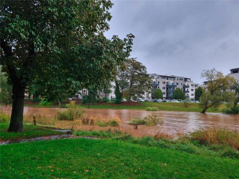 Die Sauer in Diekirch am Montagmorgen