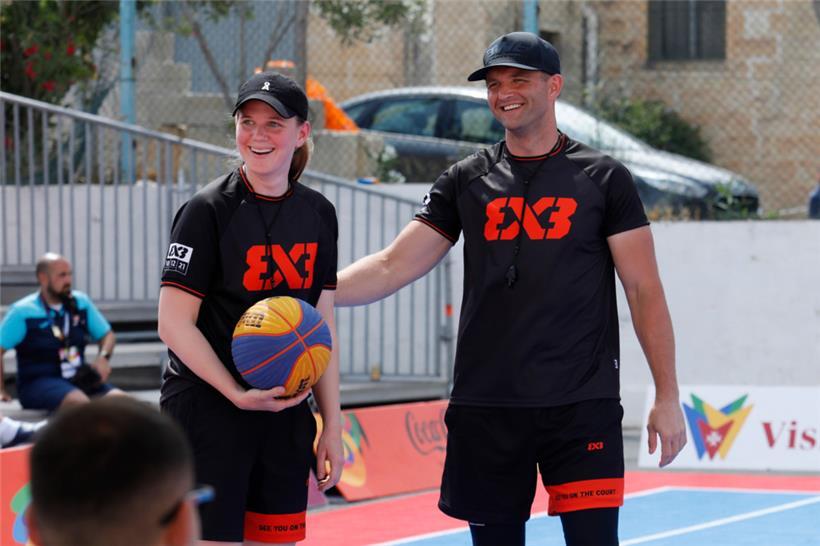 Die Schiedsrichter Cathy Donckel und Michail Vanglovskij sind in Malta zum ersten Mal bei den JPEE dabei
