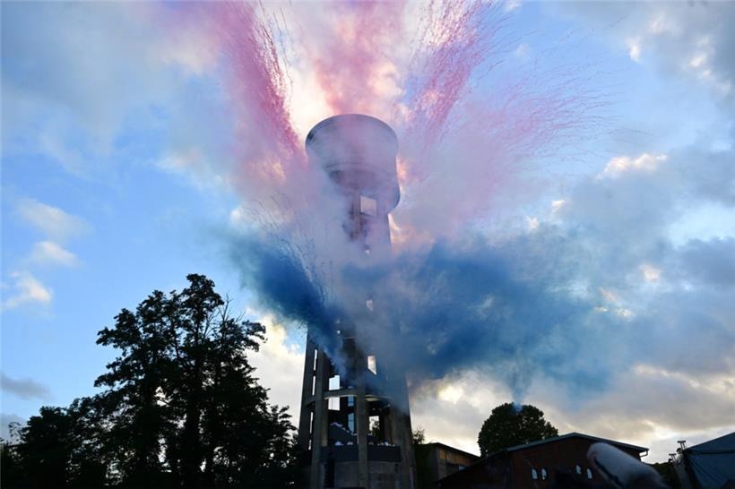 Die Show in Düdelingen endete mit einem bunten Knall
