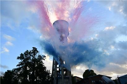 Die Show in Düdelingen endete mit einem bunten Knall
