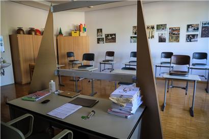 Die Solfège-Klassen im Escher Konservatorium sind nun in A- und B-Gruppe geteilt 
