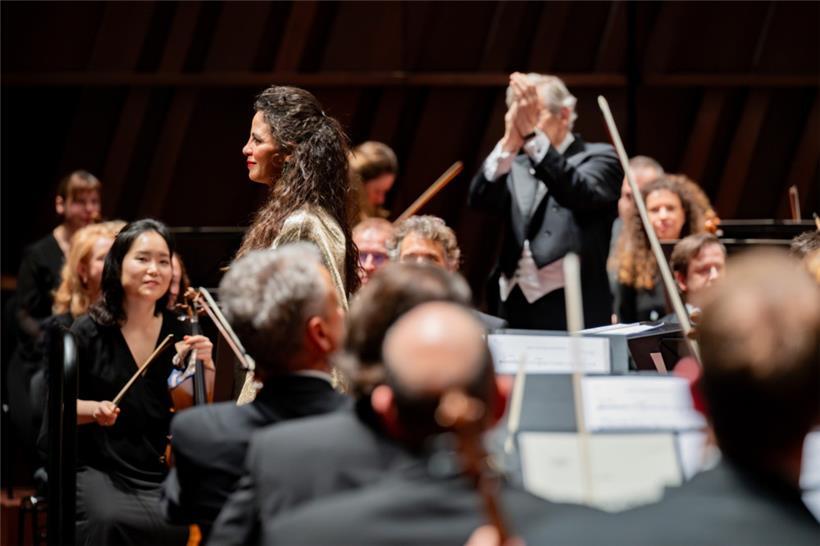 Die Sopranistin Fatma Saïd überzeugte das Publikum, das prompt eine Zugabe forderte
