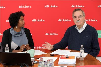 Die Soziallage in der Stadt Luxemburg, eine Herzensangelegenheit für die städtischen Gemeinderäte Ana Correira da Veiga und Guy Foetz 
