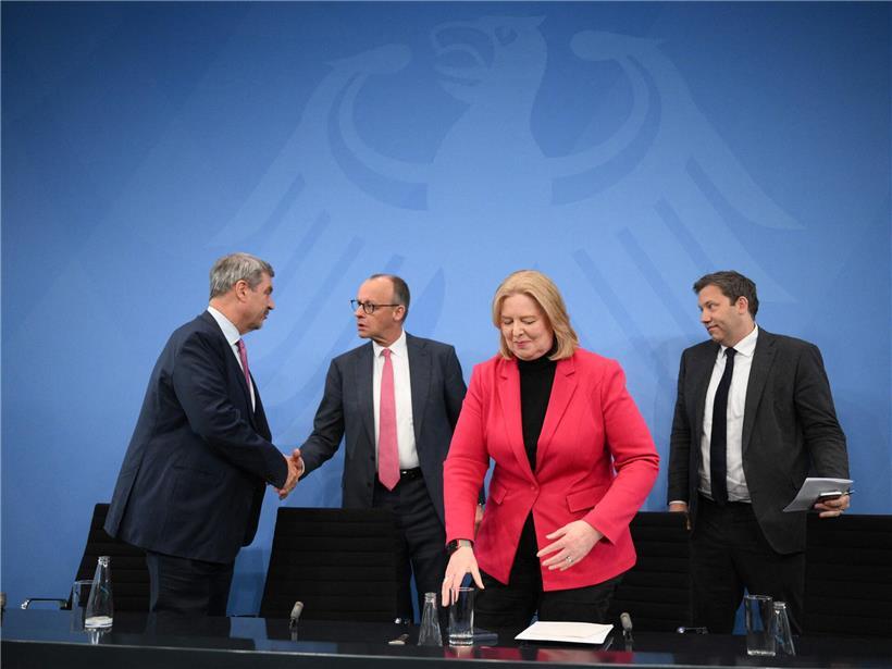 Spitzen der Koalitionäre in Berlin bei wichtiger Diskussion vor entscheidenden politischen Wochen