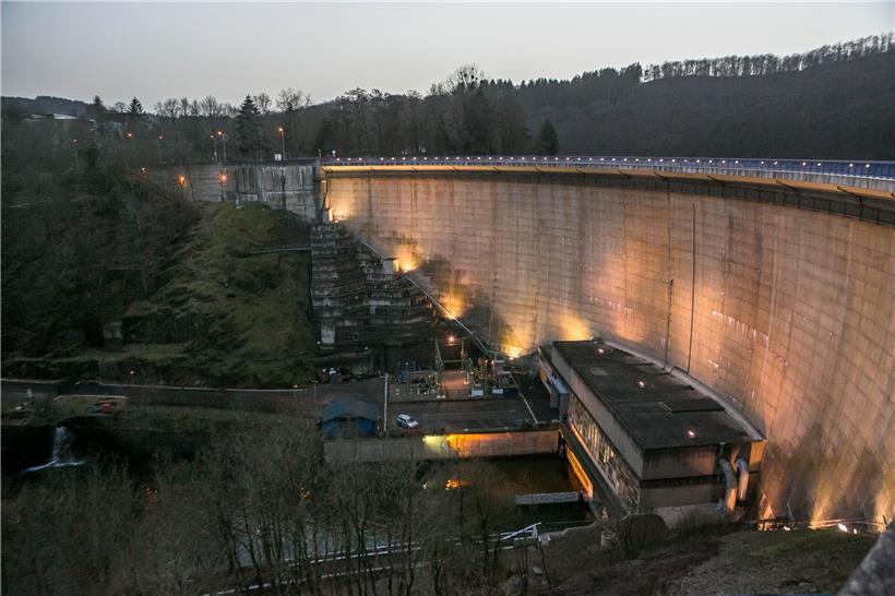 Die Staumauer in Esch/Sauer
