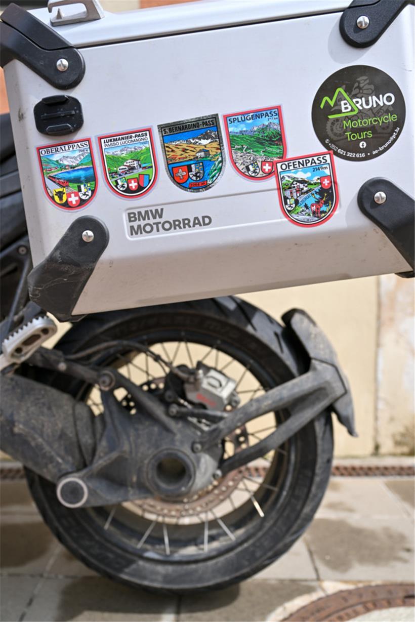 Die Sticker auf Bruno Pinhos neuem BMW
