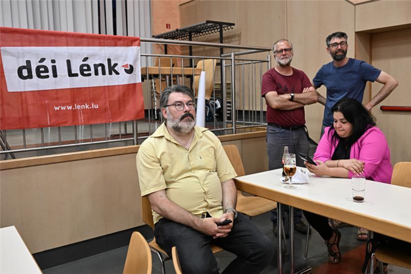 Die Stimmung war in Esch nach der Veröffentlichung der Wahlresultate eher bedrückt
