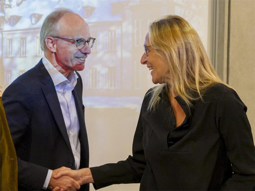 Die Stimmung war mal besser: Luc Frieden und Blanche Weber vor der Regierungsbildung im Herbst 2023