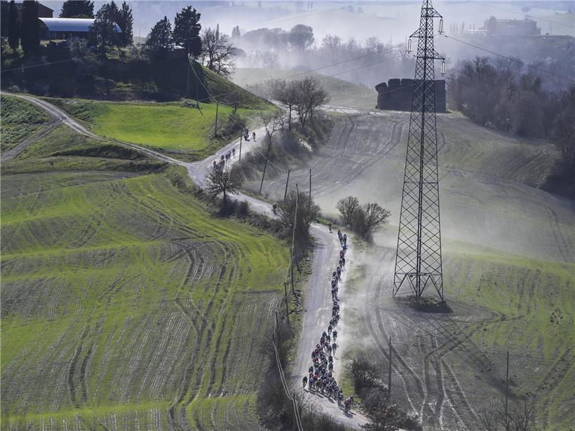 Die Strade Bianche versprechen spektakuläre Bilder