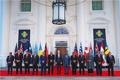 Die Teilnehmer am Pazifik-Gipfel vergangene Woche im Weißen Haus in Washington
