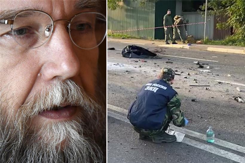 Die Tochter des russischen Ideologen Alexander Dugin (links) ist bei einem mutmaßlichen Anschlag getötet worden – in der Nähe von Moskau.
