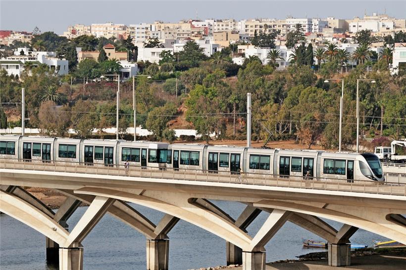 Die Tram in Rabat
