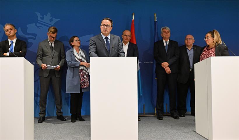 Die Tripartite-Verhandler bei der Pressekonferenz am vergangenen Dienstag
