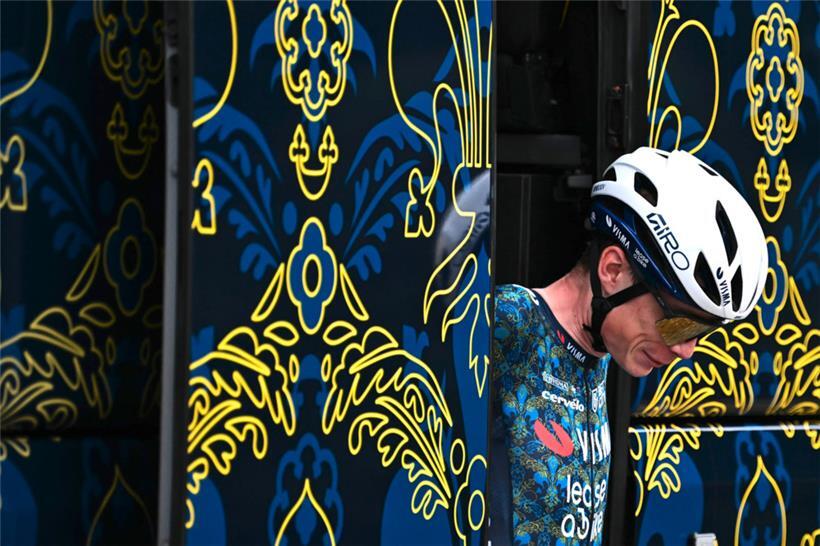 Die UCI hat einen Teambus von Visma um Kapitän Jonas Vingegaard gestoppt 
