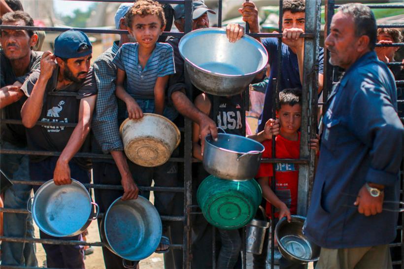 Die UNO erklärte letzte Woche eine Hungersnot im Gazastreifen und machte dafür die „systematische Behinderung“ humanitärer Lieferungen durch Israel verantwortlich
