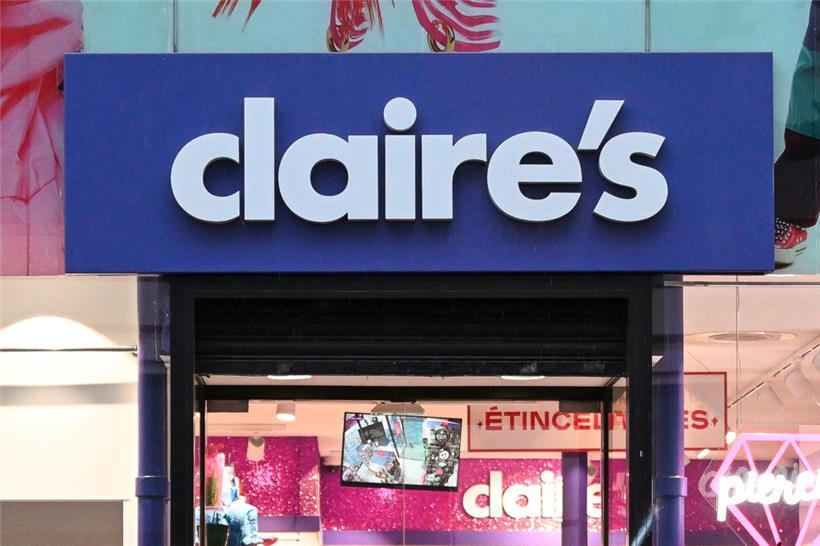 Die US-Kette Claire’s hat Insolvenz angemeldet
