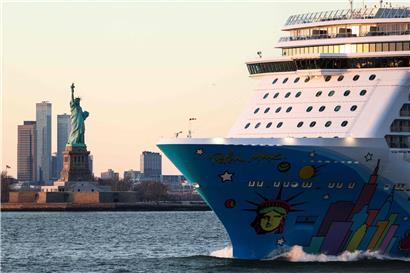 USA Skyline mit weniger internationalen Touristen, Rückgang im internationalen Tourismus in den USA sichtbar