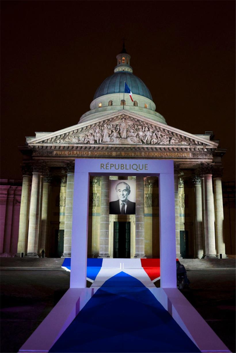 Die Überführung von Robert Badinter ins Panthéon
